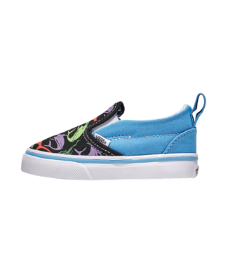VANS VANS TODDLER SLIP-ON V SHOES GLOW SHARKS
