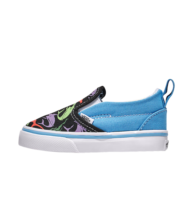 VANS TODDLER SLIP-ON V SHOES GLOW SHARKS