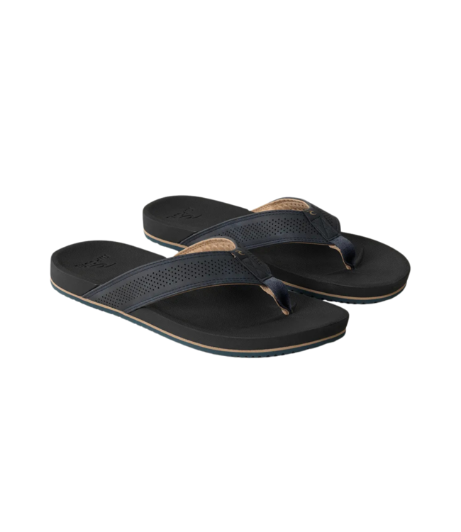 RIP CURL MENS CHIBA BLOOM OPEN TOE SANDAL PINE NIGHT