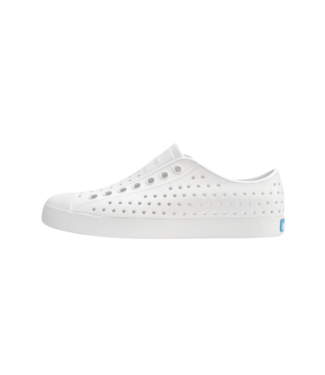 NATIVE NATIVE WOMENS JEFFERSON SHOES SHELL WHITE/SHELL WHITE