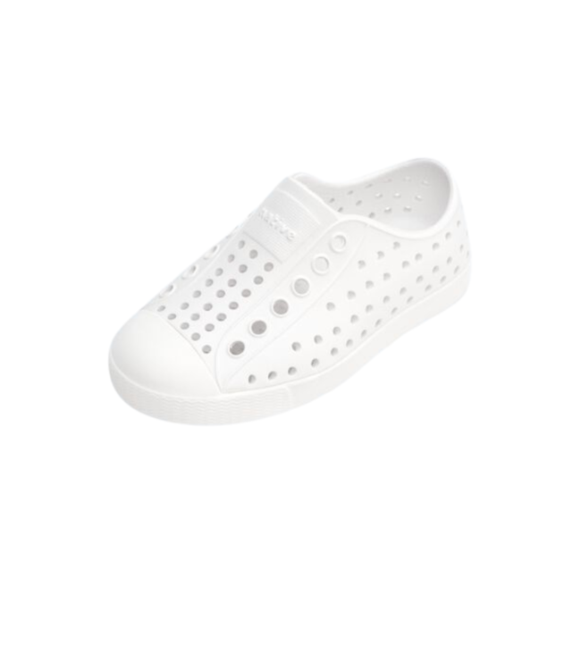 NATIVE JEFFERSON JUNIOR SHOE SHELL WHITE/SHELL WHITE