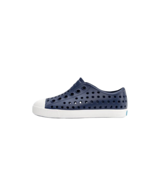 NATIVE NATIVE JEFFERSON JUNIOR SHOE REGATTA BLUE/SHELL WHITE