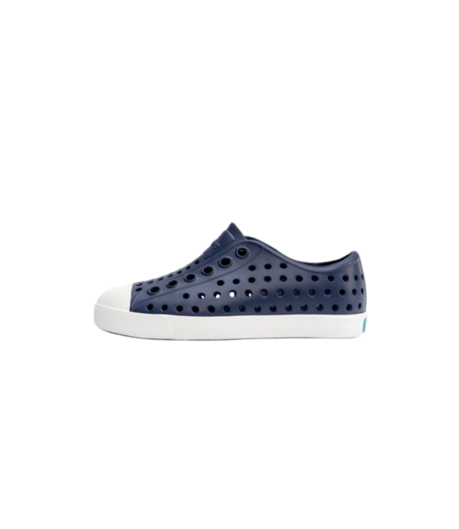 NATIVE JEFFERSON JUNIOR SHOE REGATTA BLUE/SHELL WHITE