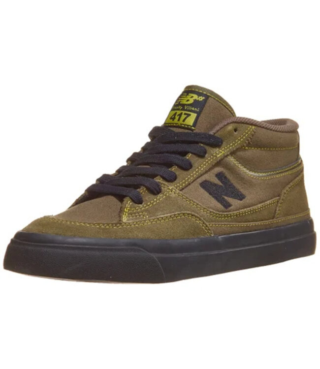 NEW BALANCE NUMERIC 417 MID SHOE OLIVE/BLACK