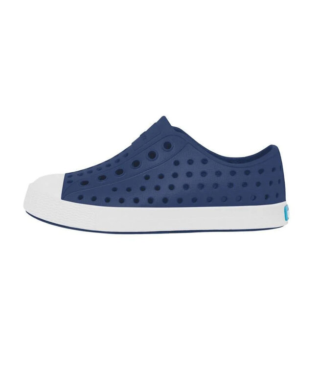 NATIVE JEFFERSON CHILD SHOE REGATTA BLUE/SHELL WHITE