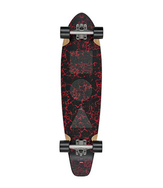 GLOBE GLOBE THE ALL-TIME LONGBOARD COMPLETE RED MARBLE STACK 35"