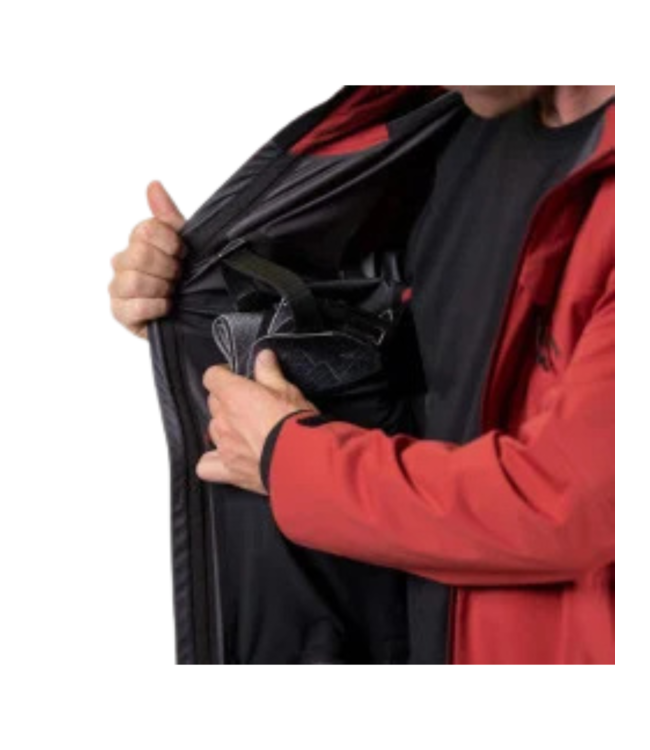 JONES MENS PEAK BAGGER JACKET SAFETY RED 2022