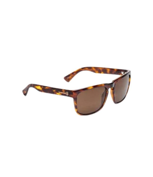 ELECTRIC KNOXVILLE GLOSS TORT SUNGLASSES w/ BRONZE POLAR LENS