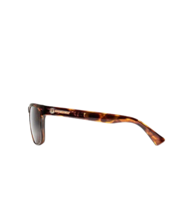 ELECTRIC KNOXVILLE GLOSS TORT SUNGLASSES w/ BRONZE POLAR LENS