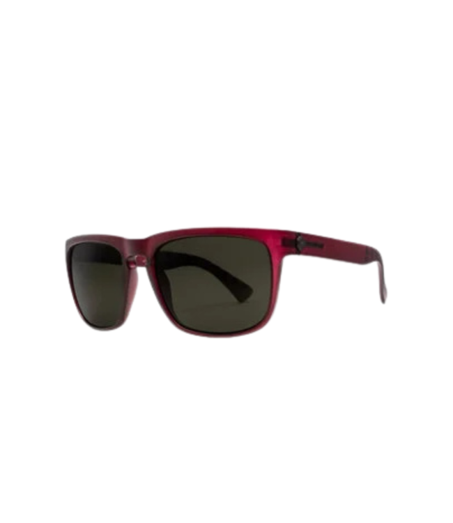 ELECTRIC KNOXVILLE XL JM MATTE BOARS BLOOD SUNGLASSES w/ GREY POLAR LENS