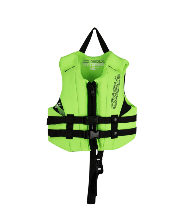 O'NEILL CHILD REACTOR FULL-ZIP USCG LIFE VEST DGLO/DGLO/BLK 2022