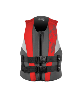 O'NEILL YOUTH REACTOR FULL-ZIP USCG LIFE VEST COAL/RED/FLINT 2022