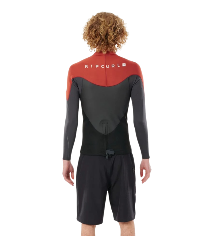 ONEKP 2021 RIP CURL MENS OMEGA 1.5MM L/S WETSUIT JACKET MAROONRIP CURL MENS OMEGA 1.5MM LS WETSUIT JACKET MAROON 2021