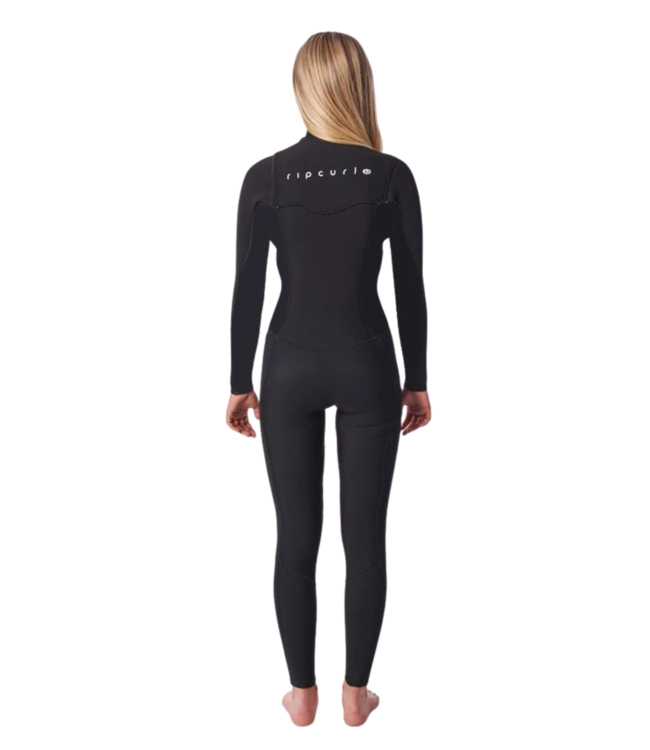 RIP CURL WOMENS D/PATROL 43GB C/ZIP WETSUIT BLACK 14 2022
