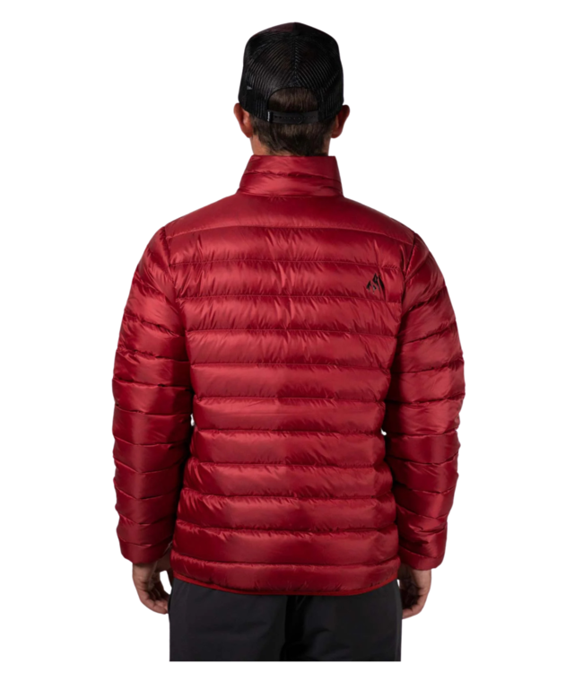 JONES MENS RE-UP DOWN PUFFY JACKET SAFETY RED 2022