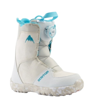 BURTON BURTON KIDS GROM BOA SNOWBOARD BOOTS WHITE 2023