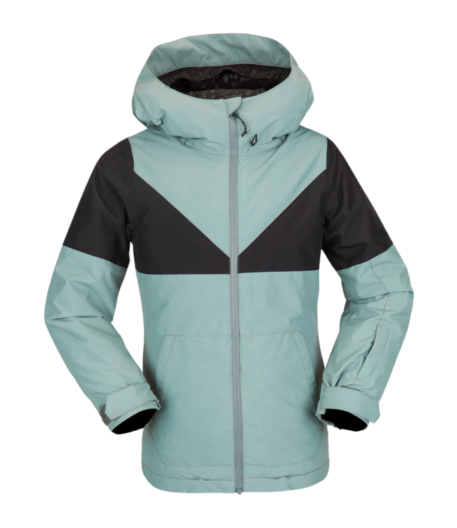 VOLCOM GIRLS WESTERLIES INSULATED JACKET GREEN ASH 2023