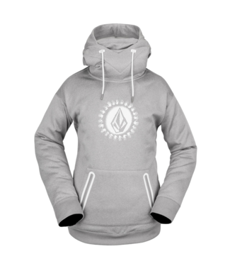 VOLCOM VOLCOM WOMENS SPRING SHRED HOODY HEATHER GREY 2023