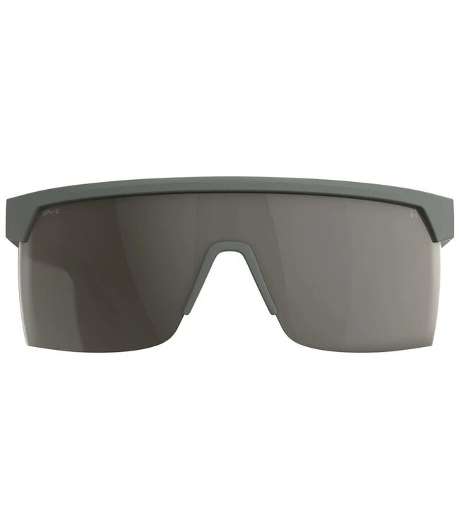 SPY SUPER FLYNN ANSI MATTE OLIVE GREEN SUNGLASSES w/ HAPPY BRONZE PEWTER MIRROR