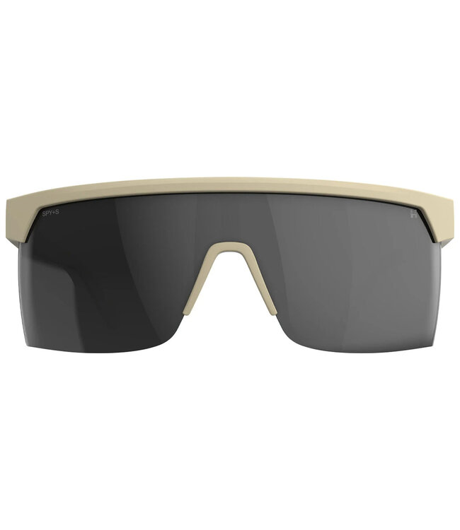 SPY SUPER FLYNN ANSI MATTE SAND SUNGLASSES w/ HAPPY GRAY GREEN BLACK SPECTRA MIRROR