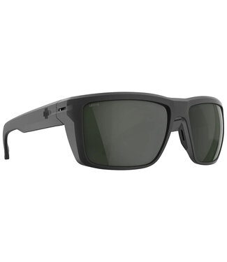 SPY SPY OVERHAUL XL ANSI  SOFT MATTE BLACK SUNGLASSES w/ HAPPY GRAY GREEN POLAR