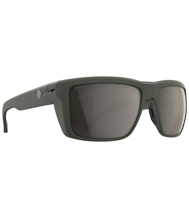 SPY OVERHAUL XL ANSI  MATTE OLIVE SUNGLASSES w/ HAPPY BRONZE PEWTER MIRROR