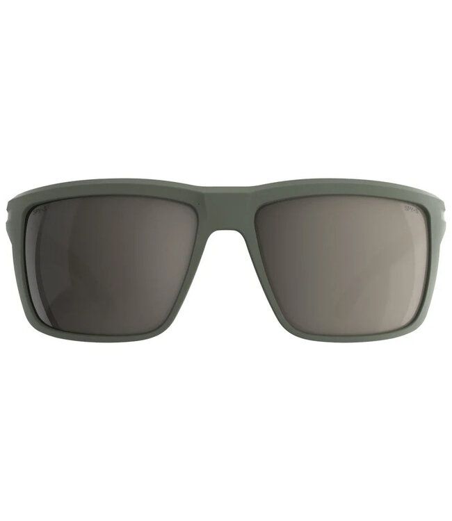 SPY OVERHAUL XL ANSI  MATTE OLIVE SUNGLASSES w/ HAPPY BRONZE PEWTER MIRROR