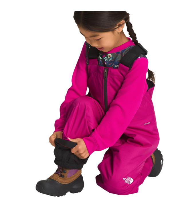 THE NORTH FACE KIDS FREE INS BIB SNOW PANT FUSCHIA PINK 2023