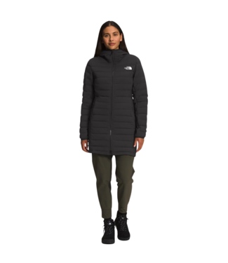 THE NORTH FACE THE NORTH FACE WOMENS BELLEVIEW STRETCH DOWN HOOD BLACK 2023