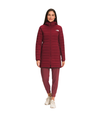 THE NORTH FACE THE NORTH FACE WOMENS BELLEVIEW STRETCH DOWN PARKA CORDOVAN 2023