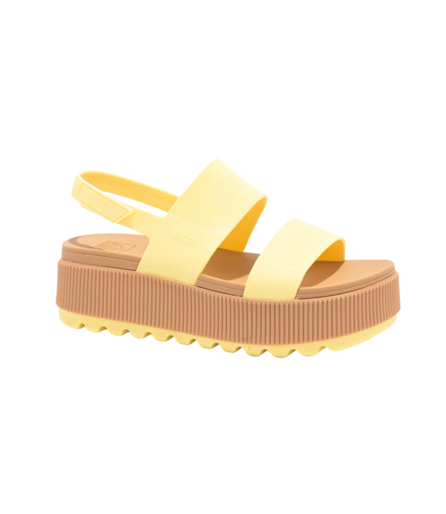 REEF WOMENS WATER VISTA HIGHER SANDALS PALE BANANA