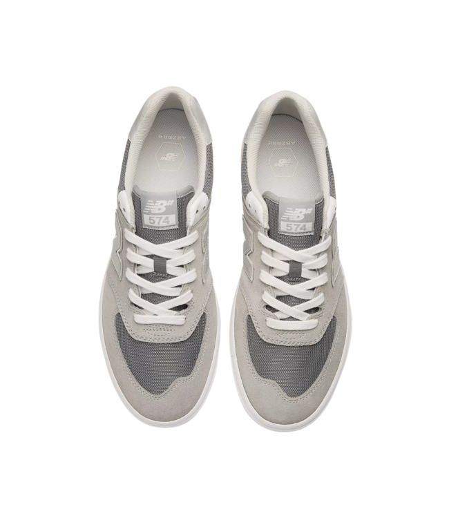 NEW BALANCE NUMERIC MENS 574 VULC SHOES GREY/WHITE