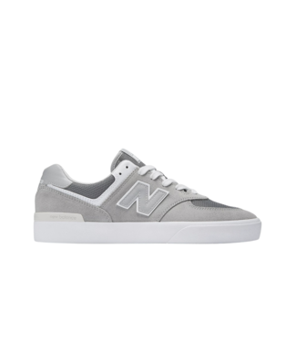 NEW BALANCE NEW BALANCE NUMERIC MENS 574 VULC SHOES GREY/WHITE