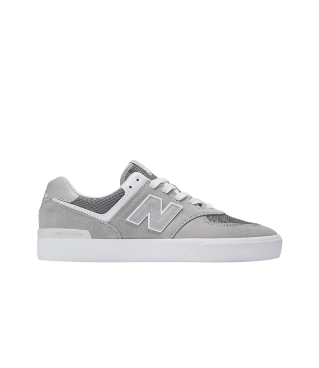NEW BALANCE NUMERIC MENS 574 VULC SHOES GREY/WHITE