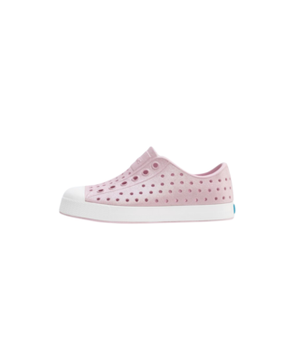 NATIVE NATIVE JEFFERSON BIO-BLING KIDS SHOE BARELY PINK BLING