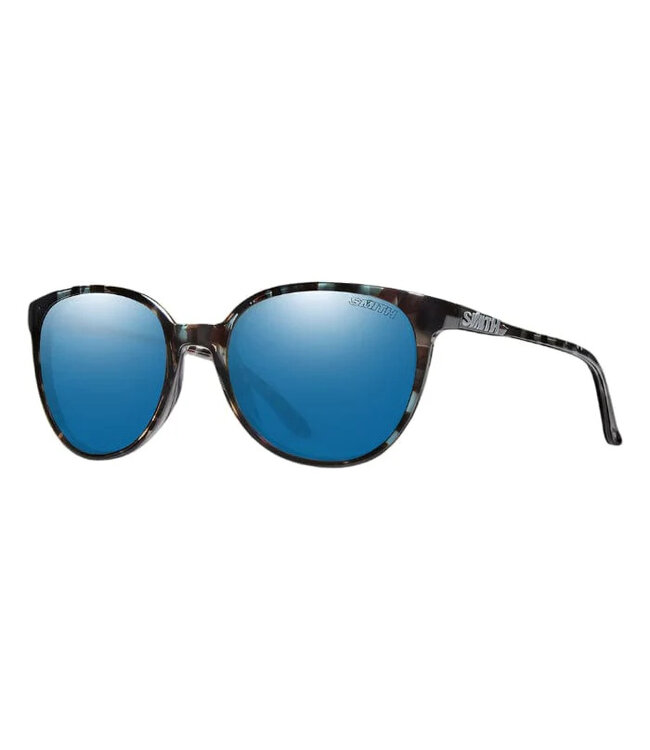 SMITH CHEETAH SKY TORTOISE SUNGLASSES w/ POLAR BLUE MIRROR