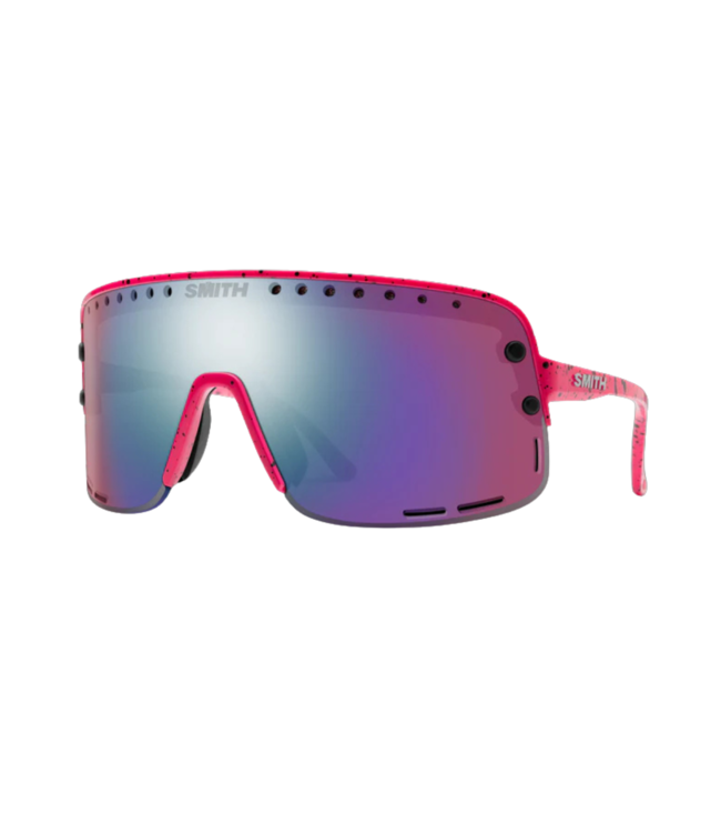 SMITH ULTRALITE SUNGLASSES 80S NIGHT W/ CHROMAPOP VIOLET MIRROR