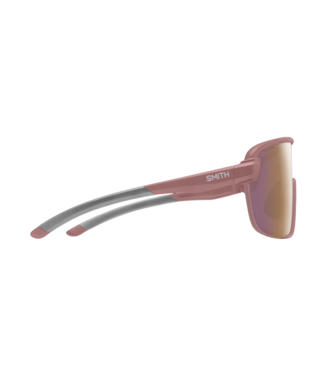 SMITH BOBCAT MATTE CHALK ROSE SUNGLASSES w/ CHROMAPOP ROSE GOLD MIRROR