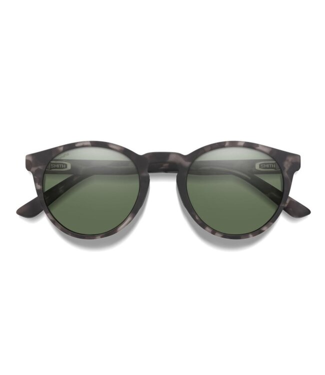 SMITH WESTWARD MATTE GREY TORTOISE SUNGLASSES w/ CHROMAPOP POLAR GREY GREEN