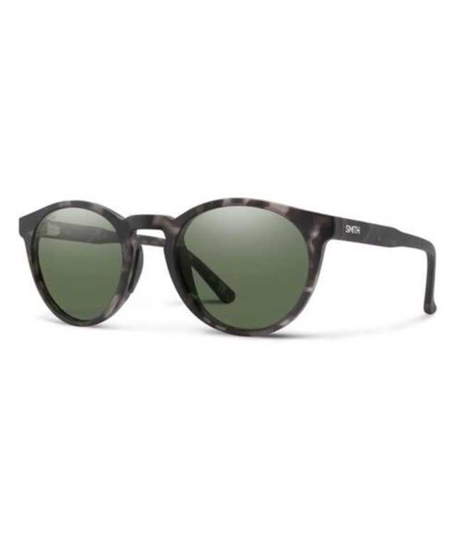 SMITH WESTWARD MATTE GREY TORTOISE SUNGLASSES w/ CHROMAPOP POLAR GREY GREEN