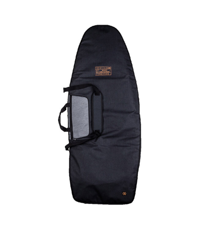 RONIX DEMPSEY SURF CASE w/3D FIN BOX CHARCOAL/ORANGE 2025