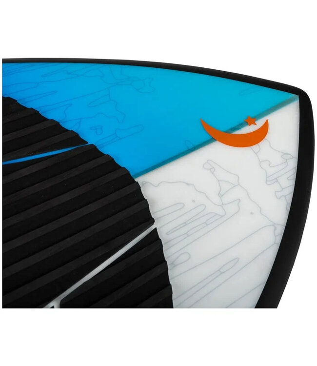 RONIX STANDARD CORE SKIMMER WAKESURF BOARD SKYSCRAPE BLUE/RED 2025