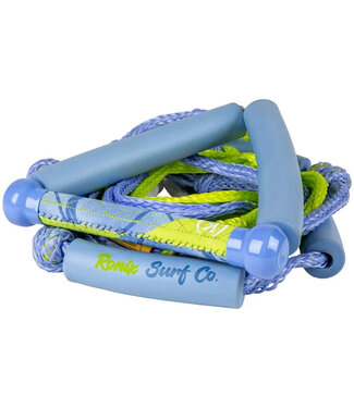 RONIX RONIX WOMENS BUNGEE SURF ROPE W/ 10" HANDLE HIDE GRIP  w/ 25FT 4 SECTION LAVENDER 2025