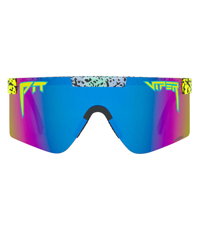 PIT VIPER THE ORGINAL REC BEACH WIDE SUNGLASSES w/HDPV POLAR BLUE/PURPLE