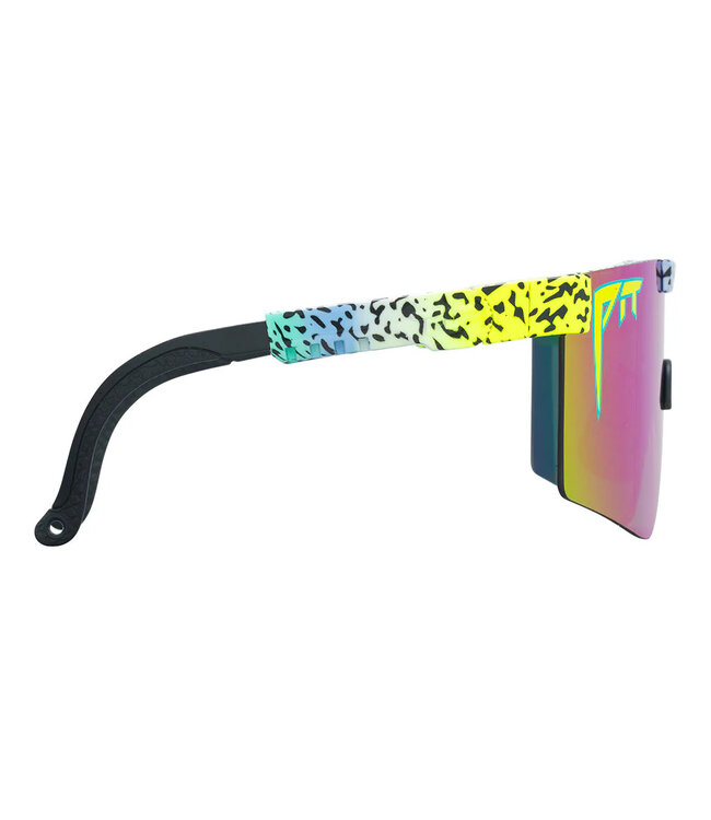 PIT VIPER THE ORGINAL REC BEACH WIDE SUNGLASSES w/HDPV POLAR BLUE/PURPLE