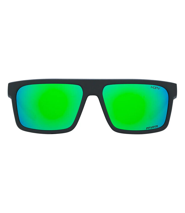 PIT VIPER THE TURBOSHAFT BIO EXEC SUNGLASSES w/HDPV POLAR BLUE/GREEN
