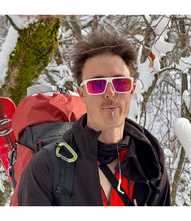 PIT VIPER THE TURBOSHAFT MIAMI NIGHTS SUNGLASSES w/HDPV POLAR RED