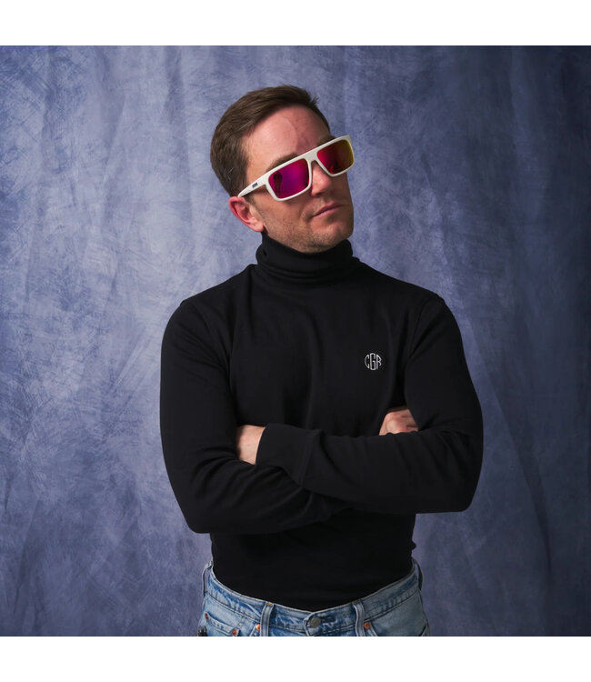 PIT VIPER THE TURBOSHAFT MIAMI NIGHTS SUNGLASSES w/HDPV POLAR RED