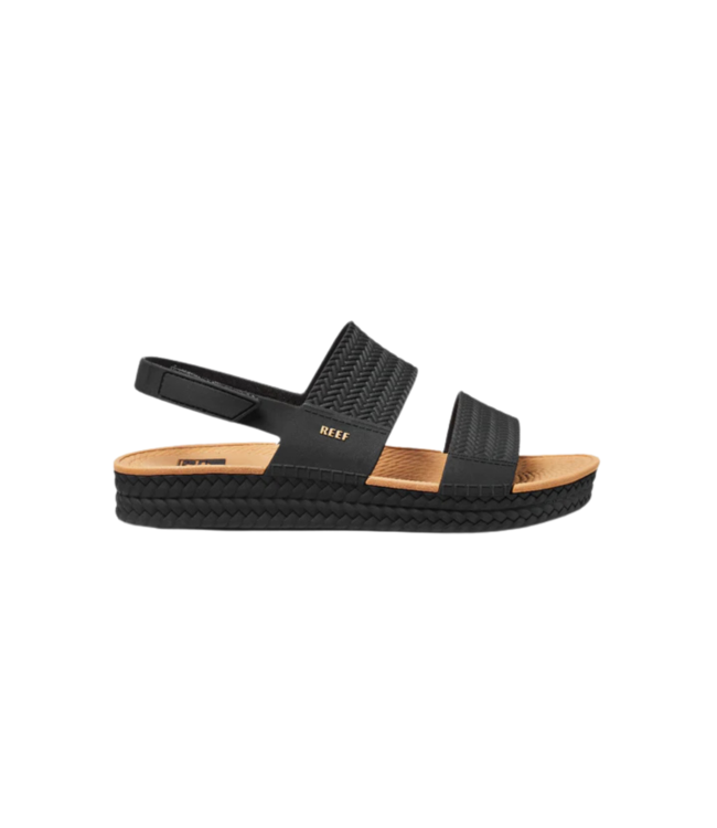 REEF WOMENS WATER VISTA SANDALS BLACK/TAN