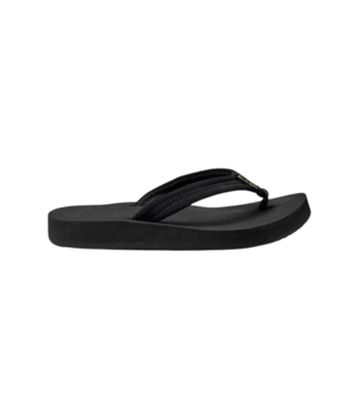 REEF REEF WOMENS CUSION BREEZE SANDALS BLACK/BLACK